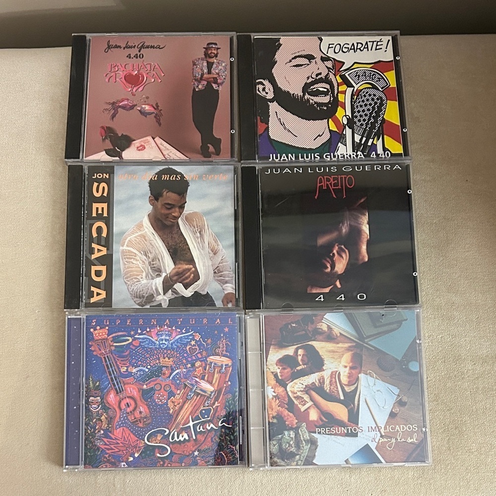 Spanish CD Collection with Various Artists - Santana, Juan Luis Guerra, Jon Seca